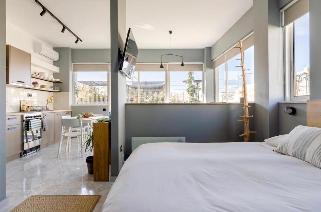 Loft With Private Parking Apartment Athens Exterior photo